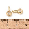 Brass Micro Pave Cubic Zirconia Charms KK-Z040-01A-3