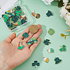3 Bags Saint Patrick's Day Alloy Enamel Pendants ENAM-FH0001-98-3