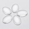 Clear Domed Glass Cabochons for Making Pendants X-GGLA-G011-1