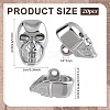 20Pcs Alloy Shank Buttons BUTT-PH0001-82A-P-2