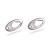 Tarnish Resistant 304 Stainless Steel Stud Earring Findings STAS-E482-01P-2