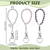 3Pcs Cat Eye Bead Keychains KEYC-FG00006-2