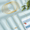  50Pcs Stainless Steel Wire Necklace Cord DIY Jewelry Making TWIR-NB0001-03-5