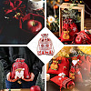 24Pcs 12 Style Christmas Theme Cotton Fabric Cloth Bag ABAG-MB0001-01-16