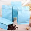 10Pcs BOPP and Aluminized PET and PE Resealable Coffee Zipper Bags with Valve ABAG-TA0001-93C-7
