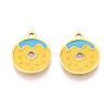 304 Stainless Steel Enamel Charms STAS-T065-61G-2-1