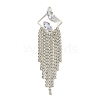 Brass Rhinestone Pendants KK-I715-08S-02-1