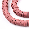 Handmade Polymer Clay Bead Strands X-CLAY-T002-6mm-47-4