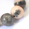 Natural Zebra Jasper Round Beads Strands X-G-E334-6mm-11-4