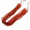 Baking Paint Transparent Glass Beads X1-DGLA-A035-T4mm-A04-2