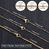 Unicraftale 304 Stainless Steel Chain Necklaces MAK-UN0001-14G-5