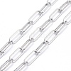 Tarnish Resistant 304 Stainless Steel Paperclip Chains CHS-F011-01A--P-2