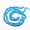 Synthetic Turquoise Chip Bead Strands X-G-M205-54-4