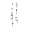 304 Stainless Steel Dangle Earrings EJEW-JE06048-3