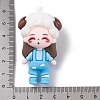 The 12 Chinese Zodiac Girl Doll PVC Plastic Pendants KY-S172-16H-3