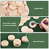   100Pcs Grass Wood Cutouts WOOD-PH0002-53B-4