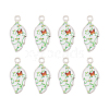 Alloy Enamel Pendants PALLOY-TAC0009-25P-B-1