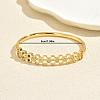 Brass Micro Pave Clear Cubic Zirconia Hinged Cuff Bangles for Women VP3297-1-2