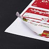 Christmas Mixed Shapes with Word Merry Christmas Writable Stickers DIY-G061-16-5