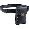 Woman's PU Leather Outdoors Cell phone Waist Bag AJEW-WH0504-39B-1