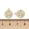 Alloy Rhinestone Pendants PALLOY-P311-03G-3