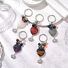 Natural & Synthetic Gemstone Keychain KEYC-JKC01155-2