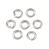 Tarnish Resistant 304 Stainless Steel Open Jump Rings STAS-N015-04-4x0.8mm-1