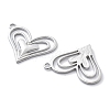 304 Stainless Steel Pendants STAS-R130-38P-2