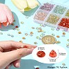 50G 10 Colors Transparent Acrylic Beads FIND-CJ0002-86-8