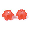 Transparent Acrylic Bead Caps FACR-N005-002H-2