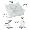 6Pcs Clear Mini High Borosilicate Glass Bottle Bead Containers AJEW-FS0001-09A-4