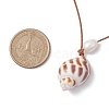 Summer Beach Natural Cultured Freshwater Pearl & Natural Shell Pendant Necklaces NJEW-JN05100-01-4