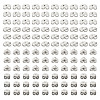 80Pcs 4Size 304 Stainless Steel Ear Nuts STAS-LS0001-18P-3