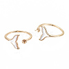 Brass Peg Bails Cuff Finger Ring Settings LS-KK-S354-288-NF-5