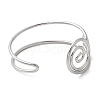 304 Stainless Steel Cuff Bangles for Women BJEW-Z150-02P-02-4