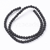 Natural Lava Rock Bead Strands LS-G-R193-18-4mm-2