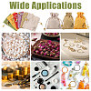24Pcs 6 Colors Flower Printed Cloth Drawstring Bags ABAG-CA0001-22B-7