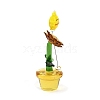 Handmade Lampwork Potted Plant Display Decoration LAMP-Q005-09C-2