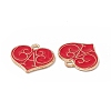 Alloy Enamel Pendants ENAM-H039-03G-D-2