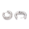 Tarnish Resistant 201 Stainless Steel Huggie Hoop Earrings EJEW-O095-05-16-3