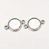 Alloy Cabochon Connector Settings LS-PALLOY-A13117-AS-RS-2