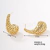 Rock Hip-hop Fashion Shiny Stud Earrings for Versatile Style JJ0841-2-1