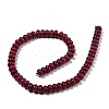 Dyed Natural White Jade Beads Strands G-G107-A11-01-5