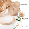 Burlap Fabric Ribbon OCOR-TAC0006-30B-4