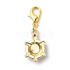 Alloy Enamel Tortoise Pendant Decorations HJEW-JM00811-3