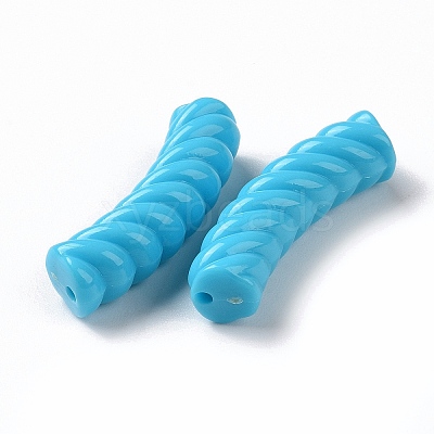 Opaque Acrylic Beads OACR-A016-03E-1