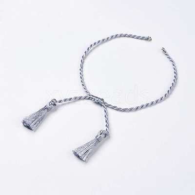 Polyester DIY Braided Bracelet Making MAK-K018-A11-1