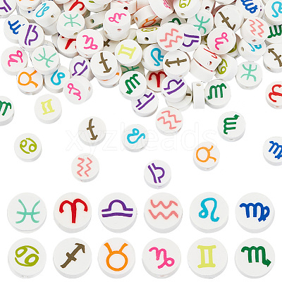 120Pcs 12 Styles Handmade Polymer Clay Beads CLAY-PH0001-91-1