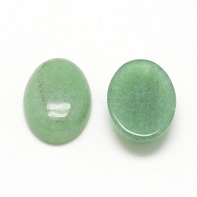 Natural Green Aventurine Cabochons G-R415-30x40-43-1