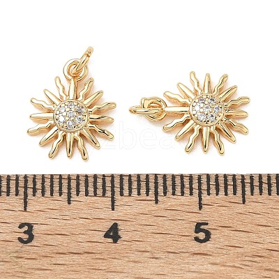 SHEGRACE Brass Micro Pave Cubic Zirconia Pendants XGRQ3D888-463G-1